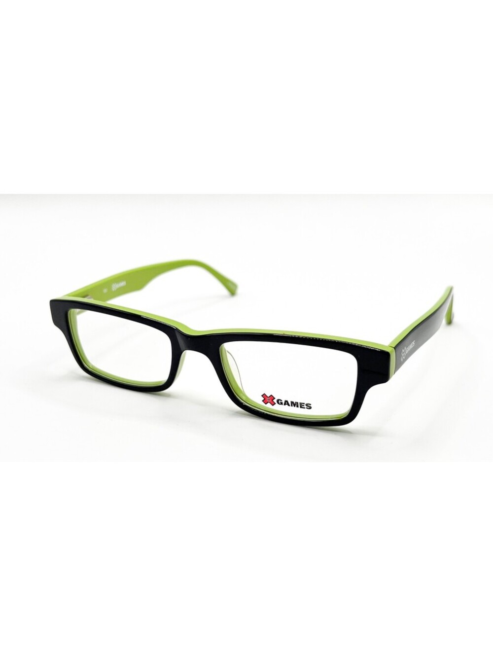 X Games Heelie 001 Black Lime Authentic Eyeglasses 46-18-130